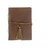 CUADERNO CON FUNDA DE CUERO NATURAL REUTILIZABLE - Imagen 3